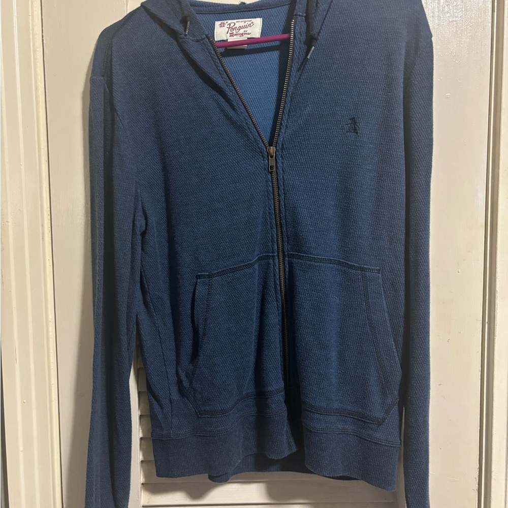 Original Penguin Blue Textured Jacket